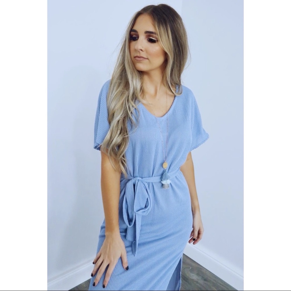 Blue dress
